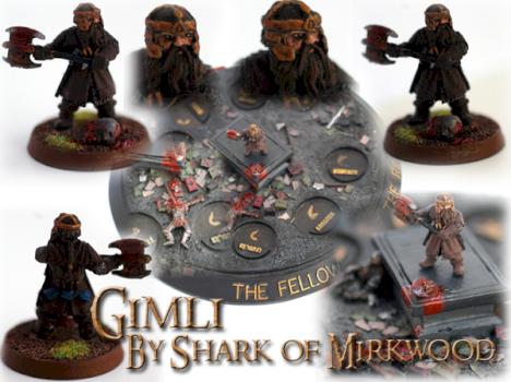 Gimli on Balins tomb by Shark of Mirkwood