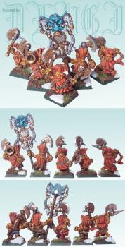 Dwarf Troll Slayers with Command Group painted by Dlugi by GobBoss