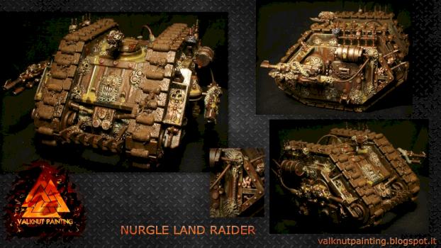 Nurgle Land Raider by Valknut Painting