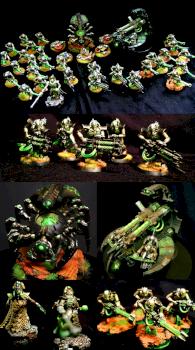 Small necron army by Tryzna