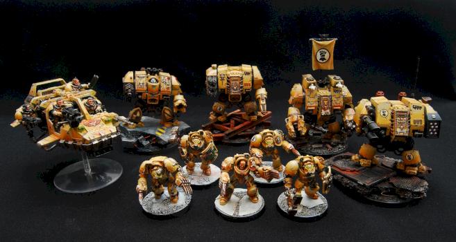 Imperial Fists Army by TheArmyMaker