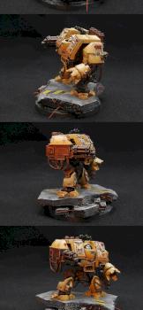 Imperial Fists Dreadnought Venerable by TheArmyMaker