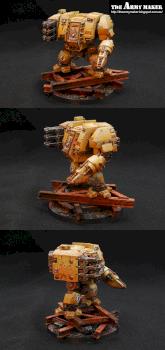 Imperial Fists ironclad dreadnought by TheArmyMaker