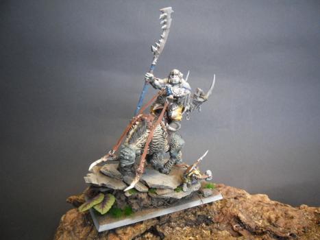 Mournfang Cavalry by ajminis