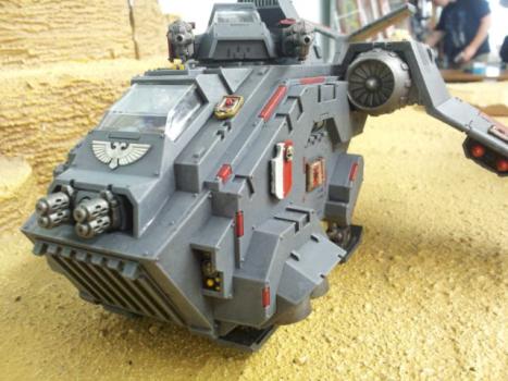 Grey Knight Storm Raven by tchicken