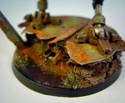 Armoured Imperial Guard Cadian Sentinel by greeble