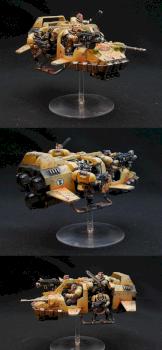 Imperial Fists Land Speeder by TheArmyMaker