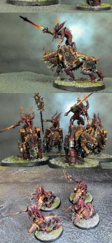 Daemons of Chaos Khorne Bloodcrushers by DraneceusRex