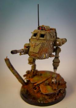 Armoured Imperial Guard Cadian Sentinel by greeble