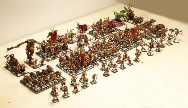 Beastmen Army by robsontpm