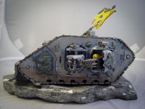 Space Wolves Land Raider by greeble