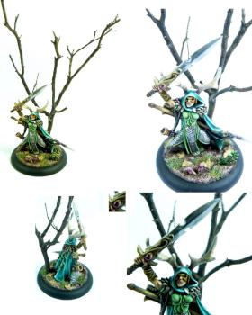 Seigneur Elfe Sylvain avec Deux Armes by Maryse