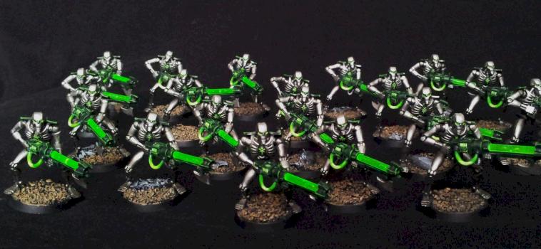 Necron warriors by D3ad aga1n