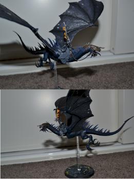 Witch King on Fellbeast by Green_Dragon