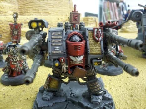 Grey Knight Dreadnaught by tchicken