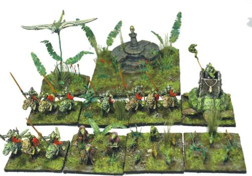 15mm Lizardman Hordes of the Things Army by AndyT