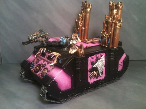 Emperors Children Chaos Space Marines Rhino of Slaanesh by carinae986