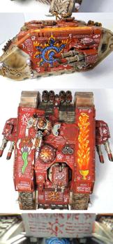 Word Bearers Land Raider by MadGrakk