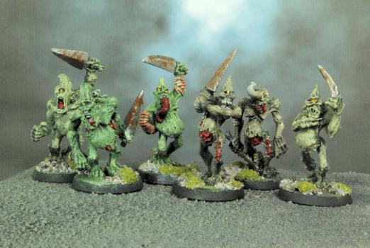 Daemons of Chaos Nurgle Plaguebearers by DraneceusRex