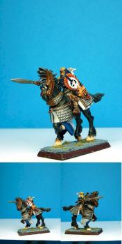 hight elf Mounted lord by EjercitoElfo