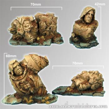 Lion Ruins - battlefield terrain by Scibor