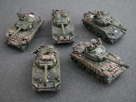 US M4 Shermans by AndyT