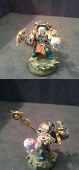 Blood Angels Librarian Commander Conversion by Loken