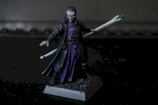 Dark Elf Mage from Mordheim by jarickmoriar