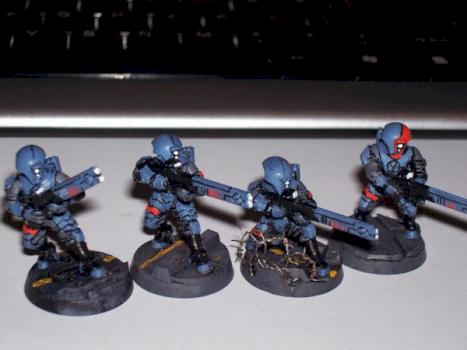 Tau Fire Warriors by Asanroth