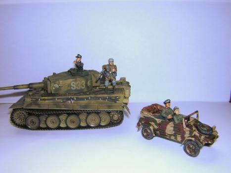 Kübelwagen and Tiger by RaserLinux