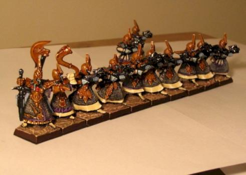 Dark elves city guards - Gardes elfes noirs by Nicobassman