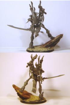 Eldar Wraithlord WIP by Kaleb Daark