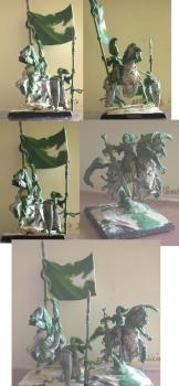 Yelmos plateados/ Silver helms WIP by juza