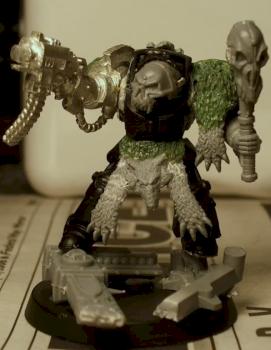 WIP Rune Priest in Terminator Armor by Helbrecht
