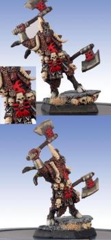 Beastlord of Khorne by illuminatijack