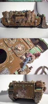 Death Guard Predator Tank by Matyilinko