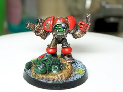 Ork in power armour by logangrmnr