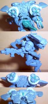 Blood Angels Honor Sergeant Green by nezumineko