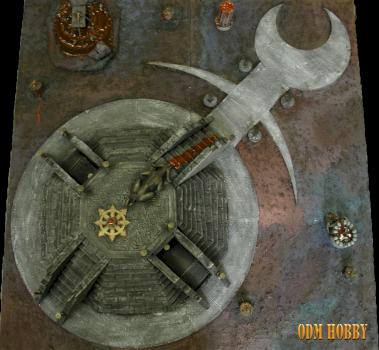 Slaanesh temple-odm hobby-wargame table by odmhobby