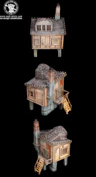 Warhammer FB/AoS mini medieval house by cool-minis.com