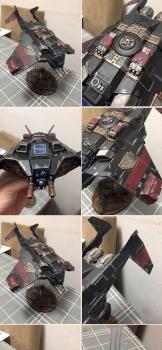 Deathwatch Corvus Blackstar Dropship by Vertoxis