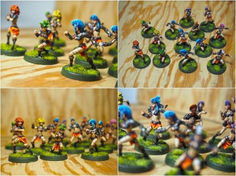 Blood Bowl PunkZone Squad by Hrothgar Studio