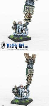 Dwarf Army Standard Bearer by MadFlyArtStudio
