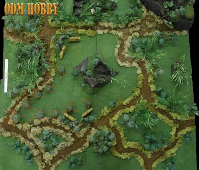catachan jungle-1st version-odmhobby-wargame table by odmhobby
