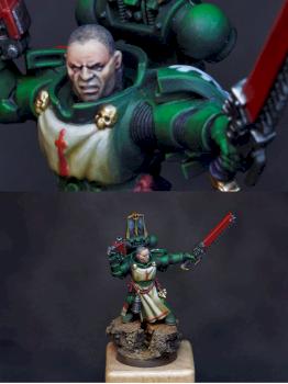 Speed painted Dark Angels Sgt. by WiJim