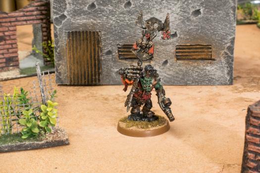 Nob with Waaagh banner by Demonstenes