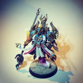 Thousand Son Exalted Sorcerer by artificer.mechanicum
