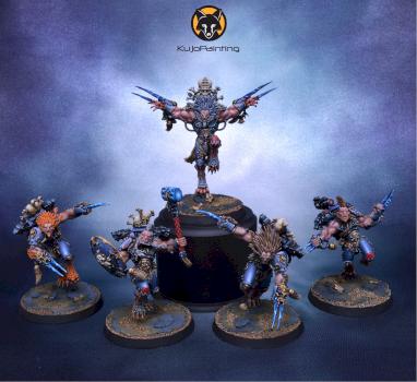 Space Wolf - Wulfen Squad by KujoPainting
