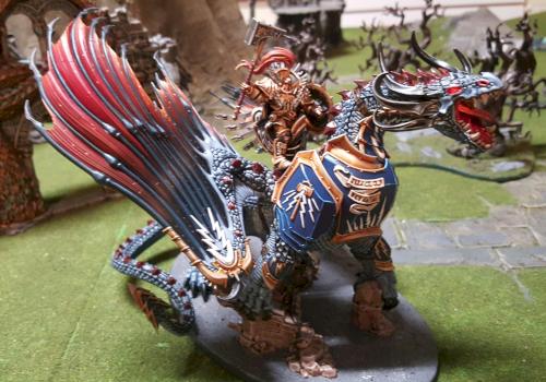Lord Celestant on Stardrake by crystaleptic