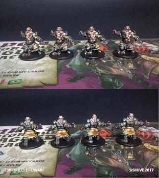 Zombicide Black Plague - N.P.C. - 1 Dwarf by Sisihive